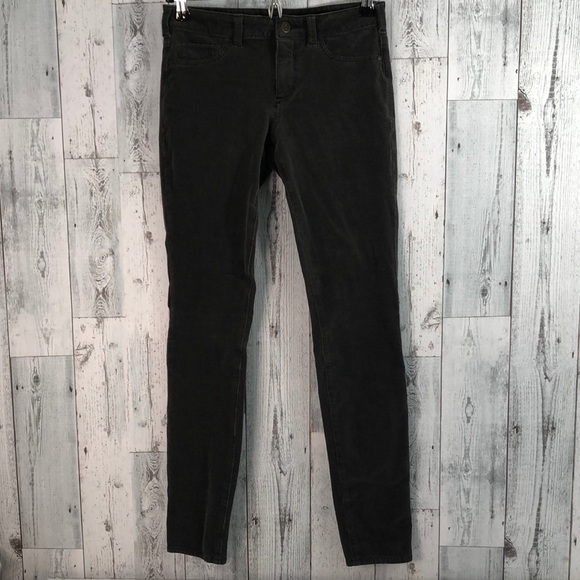 Anthropologie Pilcro and The Letterpress Serif Stone Gray Skinny Corduroy 26 - Picture 1 of 11